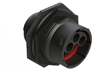 RTS716N13P  Receptacle, Jam Nut, 13 (3+10) Position, Male, Shell Size 16