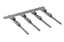 SC000571T  Size 1.0x0.64mm Stamped & Formed Pin Contact, Signal, Tin Plating, 5A, Wire Range 20-22AWG