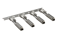 SC000572T  Size 1.0x0.64mm Stamped & Formed Socket Contact, Signal, Tin Plating, 5A, Wire Range 20-22AWG