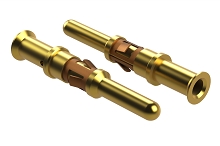 SC000892F-14  Size 3.0mm Machined Pin Contact, 30A, 12-14AWG, Gold,  ATPH Series™ Only