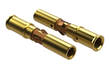 SC000893F-10  Size 3.0mm Machined Socket Contact, 30A, 10-12AWG, Gold, ATPH Series™ Only