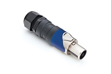 SP-2-FNG  2 Pole Loudspeaker Cable Connectors, High Power Screw Contacts Included, Metal, Nickel Finish
