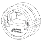 TE0500402  Crimp Die for Power Terminal 120mm², PowerMate 500. Fits in standard crimping tool Neko AHPW 400C or Klauke EK12042L