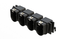 TM02-7P-4  Receptacle, Panel, 28 Position (Quad of 7), Female, Contact size 20, PCB Mount