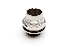 C09111C0050002 Rear mounting male metal receptacle with O-ring seal and ring nut mount (hex nut available upon request). 5 contacts. Comparable to PN# 09-0115-780-05
