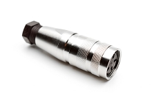 C091 11D004 000 2 - M16 Female cable connector with internal strain relief and metal locking ring. 4 contacts, 4-6mm cable diameter. Contacts sold separately. Comparable to PN# 99-5110-09-04
