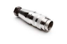 C09111H0050002 Male cable connector with internal strain relief and metal locking ring. 5 contacts, 4-6mm cable diameter. Comparable to PN# 99-5113-15-05