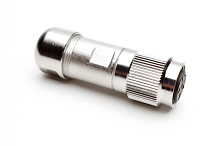 C091 31D004 100 4 - M16 Female cable connector with internal strain relief and metal locking ring. 4 contacts, silver plated, 4-6mm cable diameter.