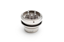 C091 31W005 100 2 - M16  Front mounting male metal receptacle with O-ring seal and ring nut mount.  5 contacts, silver plated.  Contacts included. Comparable to PN# 09-0115-00-05