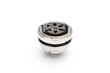 C091 61G005 110 2 - M16 Rear mounting female metal receptacle with O-ring seal and ring nut mount.  5 contacts, silver plated.  Contacts included. Comparable to PN# 09-0116-90-05
