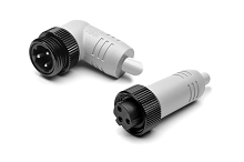 P31397-Mxxx  M22 Source Brake Cable, Male 90 Degree to Female Straight Cable, 16AWG, TPE
