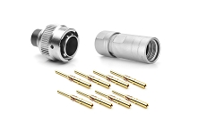 RT06128PNH03SS-K  Plug Kit, 8 Position, Male, Shell Size 12, Silicone Seal, with Machined Contacts, IP69K