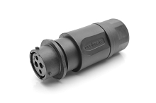 RTS1BS14N4S03  Receptacle, Inline, 4 positions, size 14, socket contact, silicone rubber seal