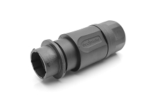 RTS1BS14N7P03  Receptacle, Inline, 7 positions, size 14, pin contact, silicone rubber seal.  Comparable to PN #UTS1JC147P