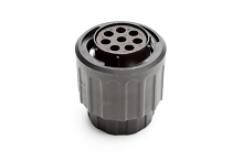 RTS6BS14N8SHEC03 Straight plug with end cap, 8 positions, size 14, socket contact, endcap