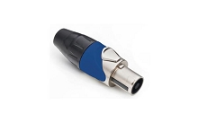 SP-4-FN  4 Pole Loudspeaker Cable Connectors, PG Gland Strain Relief, High Power Screw Contacts Included, Metal, Nickel Finish