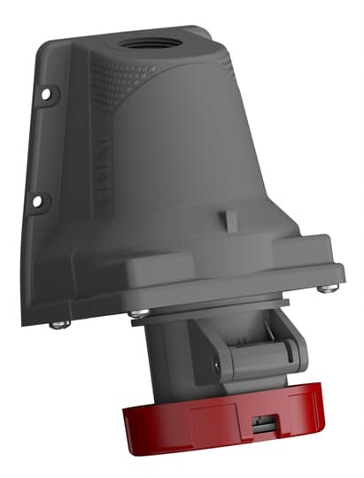 2CMA101214R1000  2P+E Female Wall Mounted Socket Outlet, 20A, 415V, 9H, IP67. Replaces Part# 216ERS9W