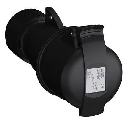 2CMA103590R1000  3P+N+E  Female High Current Industrial Connector, 16A, 415V, 6H, IP44. Replaces Part# 416EC6B