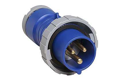 2CMA166722R1000  2P+E Industrial Plug. Replaces Part# 232P6W.  Comparable to PNs# GW60037H,0232-6,S32S25,210594,239306,218.3233,477306,PEW 3263 SV,PV232-6S