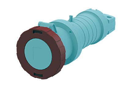 2CMA166906R1000  3P+N+E Industrial Connector. Replaces Part# 463C6W.  Comparable to PNs# GW63053,235-6,K53S35,3124,369,318.6347,356338,PEW 6365 PV,SV463-6S