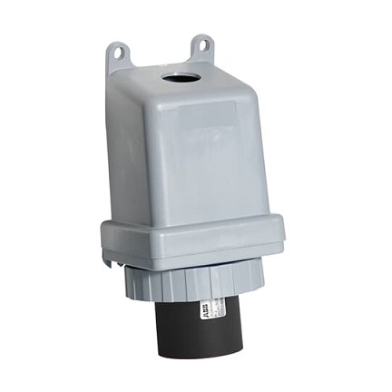 2CMA167352R1000  3P+E Male Wall Mounted Surface Inlet, 63A, 500V, 7H, IP69K. Replaces Part# 363BS7W