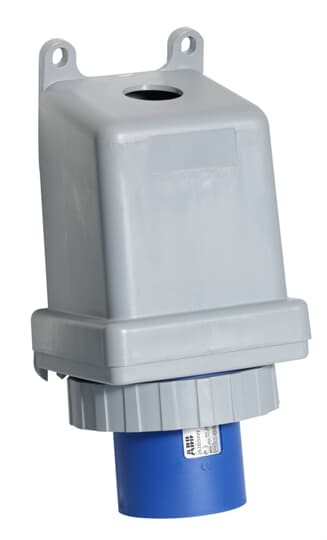 2CMA167370R1000  3P+N+E Male Wall Mounted Surface Inlet, 63A, 1H, IP69K. Replaces Part# 463BS1W