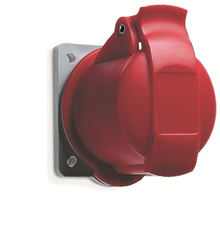 2CMA192636R1000  3P+N+E Female Panel Mounted Socket Outlet, 16A, 415V, 6H, IP44. Replaces Part# 416R6