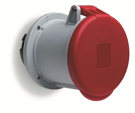 2CMA192664R1000  3P+N+E Female Panel Mounted Socket Outlet, 63A, 415V, 6H, IP44. Replaces Part# 463RU6