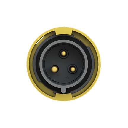 2CMA101094R1000  2P+E Male Industrial Plug, 32A, 130V, 4H, IP67. Replace PN# 232EP4W. Replaces Part# 232EP4W