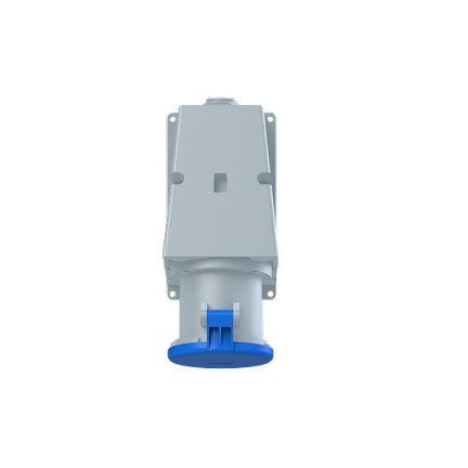 2CMA167476R1000  2P+E Female Wall Mounted Surface Socket-Outlet, 60A, 250V, 6H, IP44. Replaces Part# 263RS6
