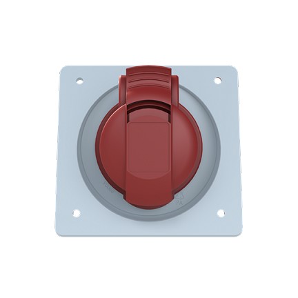2CMA193226R1000  3P+E Female Panel Mounted Socket, 16A, 415V, 6H, IP44. Replaces Part# 316RAU6
