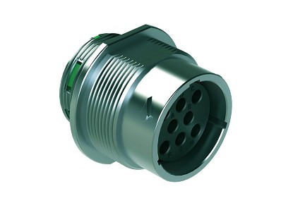 AHDM04-18-08SN  Receptacle, Size 18, 8 positions, Socket, standard seal, wide thread. Comparable to  HD34-18-8SN