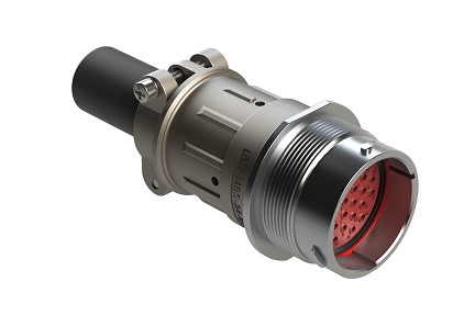 AHDM04-24-31PR-059  Receptacle Kit, shell size 24, 31 positions, pin, reduced diameter seal, wide thread, cable clamp backshell. Comparable to PN# HD34-24-31PE-059