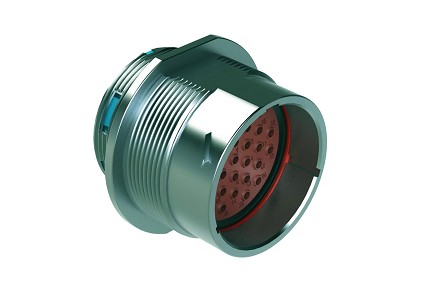 AHDM04-24-31PR  Receptacle, Size 24, 31 positions, Pin, reduced diameter seal, wide thread. Comparable to PN# HD34-24-31PE