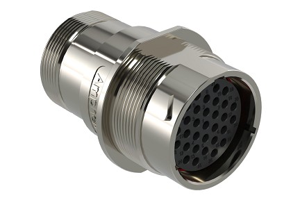 AHDM04-24-31SR-072  31 Position Receptacle, Shell Size 24, Socket, Reduced Seal, Wide Thread Adapter, Backshell with Weep Holes.  Comparable to PN#  HD34-24-31SE-072