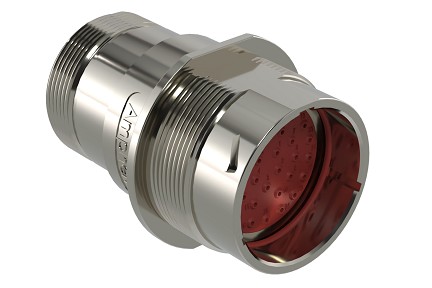 AHDM04-24-33PN-072  33 Position Receptacle, Shell Size 24, Pin, Normal Seal, Wide Thread Adapter, Backshell with Weep Holes.  Comparable to PN#  HD34-24-33PN-072