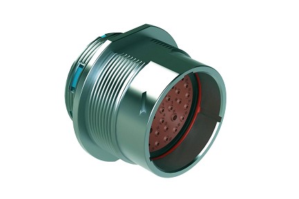 AHDM04-24-35PR  Receptacle, Size 24, 35 positions, Pin, reduced diameter seal, wide thread. Comparable to PN# HD34-24-35PN