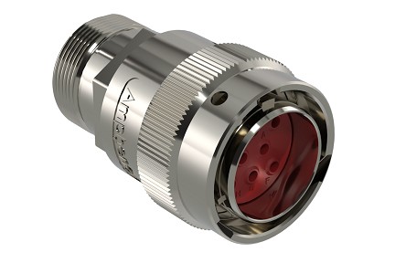 AHDM06-18-08PN-L005  8 Position Plug, Shell Size 18, Pin, Normal Seal, Wide Thread Adapter, Backshell without Weep Holes.  Comparable to PN#  HD36-18-8PN-L005
