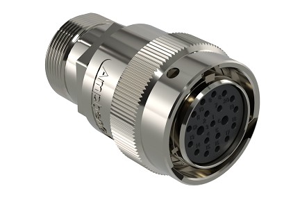 AHDM06-18-20SN-072  20 Position Plug, Shell Size 18, Socket, Normal Seal, Wide Thread Adapter, Backshell with Weep Holes.  Comparable to PN#  HD36-18-20SN-072