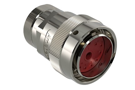 AHDM06-24-14PR-L005  14 Position Plug, Shell Size 24, Pin, Reduced Seal, Wide Thread Adapter, Backshell without Weep Holes.  Comparable to PN#  HD36-24-14PE-L005