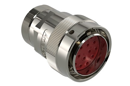 AHDM06-24-16PN-L005  16 Position Plug, Shell Size 24, Pin, Normal Seal, Wide Thread Adapter, Backshell without Weep Holes.  Comparable to PN#  HD36-24-16PN-L005
