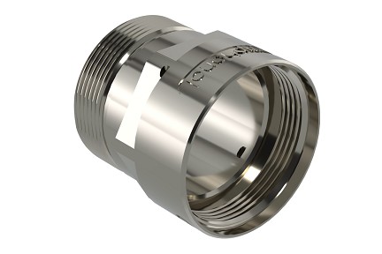 AHDMBS-24-072  Shell Size 24 Backshell with Weep Holes. Cable OD Size: 12.0mm- 18.0mm.