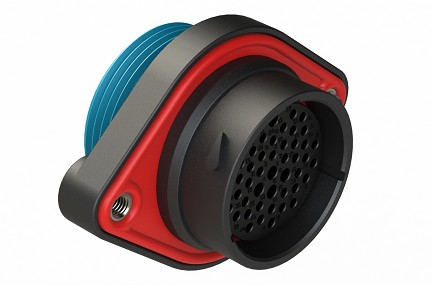 AHDP02-24-47SR-WTA  47 Positions, Sealed Panel Mount Receptacle, Socket, Shell Size 24,  Reversed Arrangement, Reduced Diameter Seal, Wide Thread Adapter