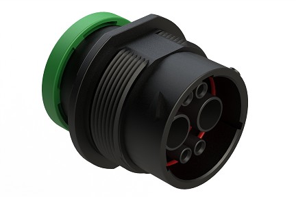AHDP04-18-06SN-BRAC030  2 Positions, Receptacle, Socket, Shell Size 18, Reversed Arrangement, Normal Diameter Seal, Backshell Ring Adapter (Snap-on)