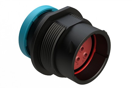 AHDP04-18-08PR-BRA  8 Positions, Receptacle, Pin, Shell Size 18, Standard Arrangement, Reduced Diameter Seal, Backshell Ring Adapter (Snap-on). Comparable to PN# HDP24-18-8PE-L017