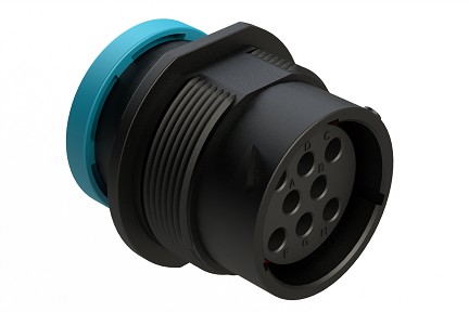 AHDP04-18-08SR-BRA  8 Positions, Receptacle, Socket, Shell Size 18, Reversed Arrangement, Reduced Diameter Seal, Backshell Ring Adapter (Snap-on)