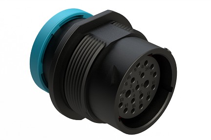 AHDP04-18-20SR-BRA  20 Positions, Receptacle, Socket, Shell Size 18, Reversed Arrangement, Reduced Diameter Seal, Backshell Ring Adapter (Snap-on).  Comparable to PN# HDP24-18-20SE