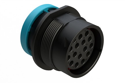 AHDP04-24-16SR-BRA  16 Positions, Receptacle, Socket, Shell Size 24, Reversed Arrangement, Reduced Diameter Seal, Backshell Ring Adapter (Snap-on). Comparable to PN# HDP24-24-16SE-L017
