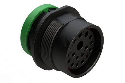 AHDP04-24-18SN-BRA  18 Positions, Receptacle, Socket, Shell Size 24, Reversed Arrangement, Normal Diameter Seal, Backshell Ring Adapter (Snap -on). Comparable to PN# HDP24-24-18SN-L017