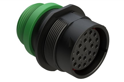 AHDP04-24-23SN-STA  23 Position Receptacle, Socket, Shell Size 24, Normal Diameter Seal (Green), Small Thread Adapter.  Comparable to PN# HDP24-24-23SN-L015